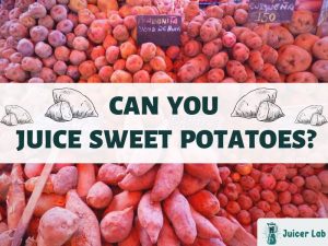 Can you juice sweet potatoes