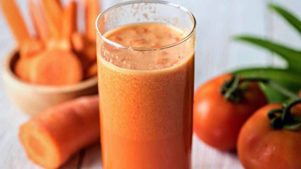 Carrot apple juice