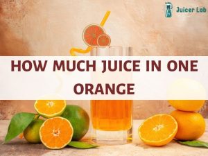 How Much Juice In One Orange