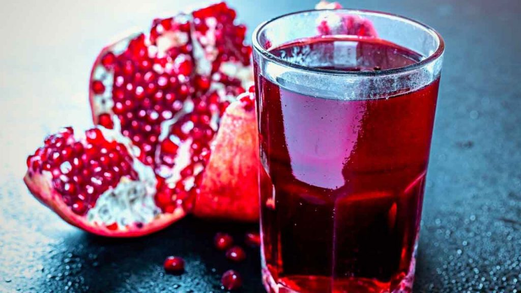 Pomegranate blueberry juice
